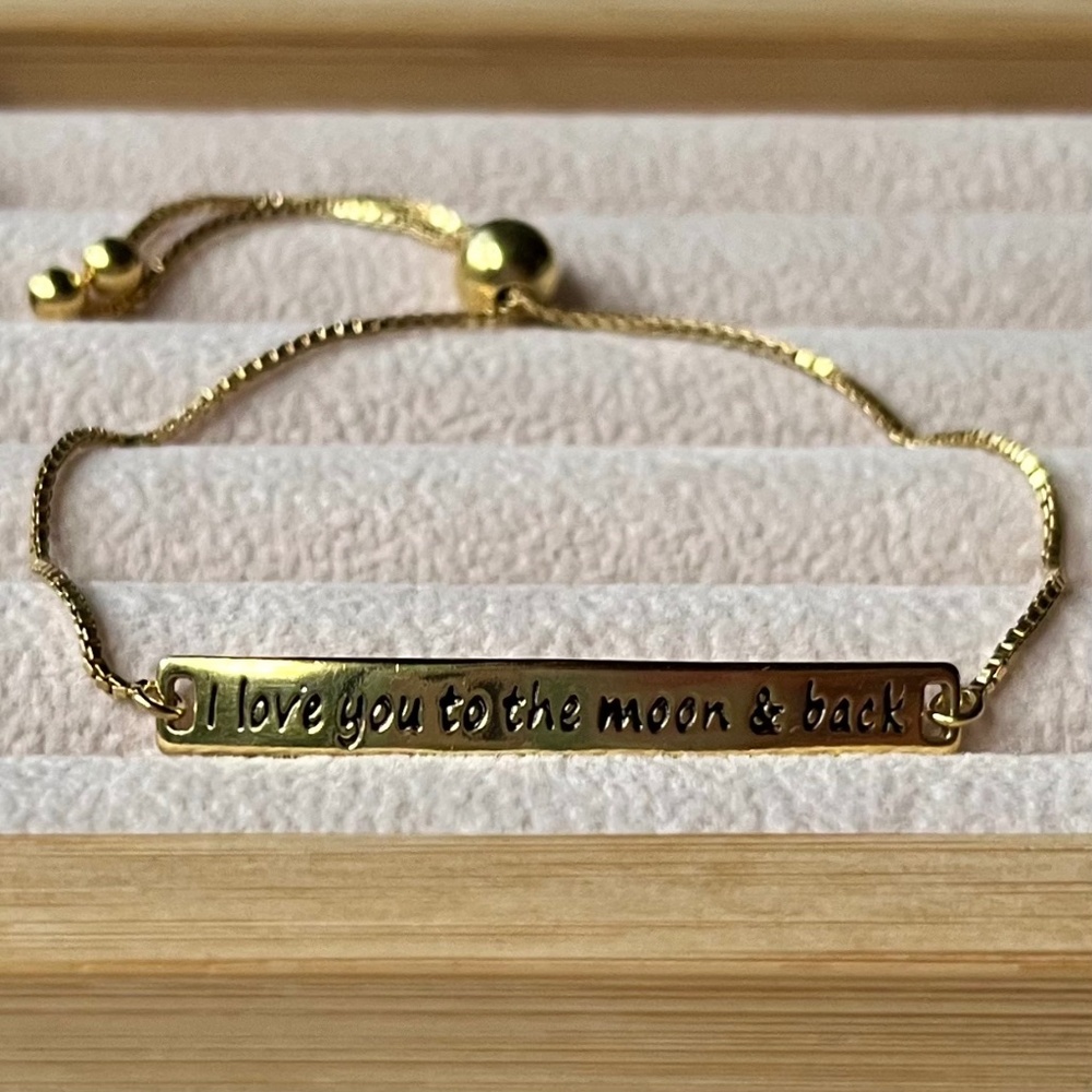 B006 | “To The Moon” Engraved Bracelet